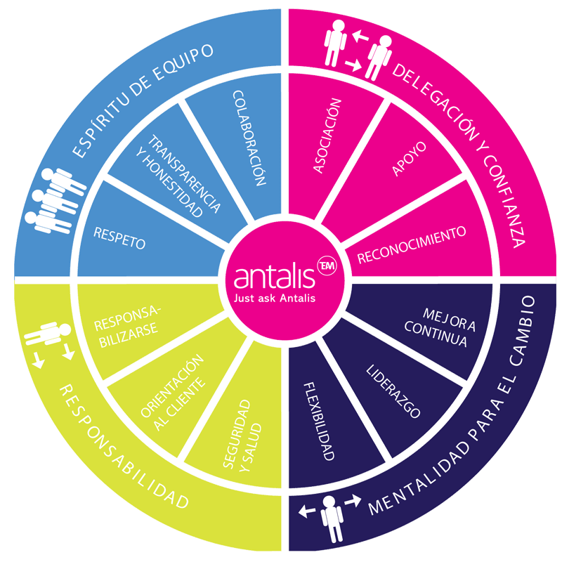 Valores y Conductas del equipo Antalis